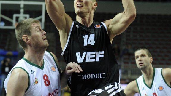 Basketbols "VEF Rīga" pret 'Lokomotiv-Kubaņ' - 8