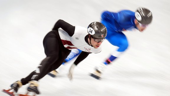 Pekinas olimpiskās spēles, šorttreks: Roberts Krūzbergs (1000m) - 3