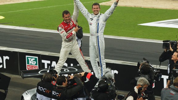 Sebastien Ogier and Tom Kristensen