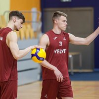 Latvijas volejbola izlase pārbaudes mačā piekāpjas Igaunijai