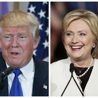 Klintoni un Trampu atbalsta vienāds skaits amerikāņu, secināts aptaujā