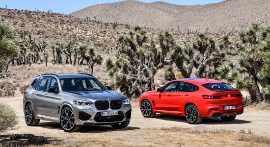 'BMW X3' un 'X4' sportiskā 'M' versija ar 510 ZS