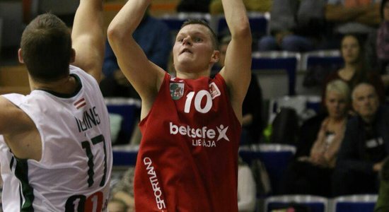'Betsafe/'Liepāja' basketbolisti LBL spēlē uzvar 'Valmiera'/ORDO komandu