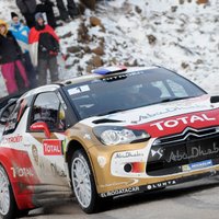 Montekarlo rallijs: 'Volkswagen' pirmā uzvara, Lēbam - kārtējā līderpozīcija