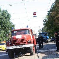 Saduroties VUGD auto un vieglajai automašīnai, Daugavpilī cietuši četri cilvēki
