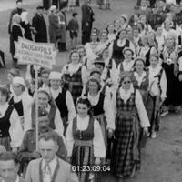 Arhīva video: Latvijai liktenīgie Latgales dziesmu svētki 1940. gadā