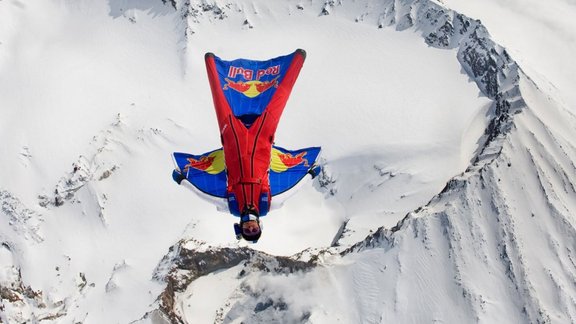 Russian extreme sport star Valery Rozov 