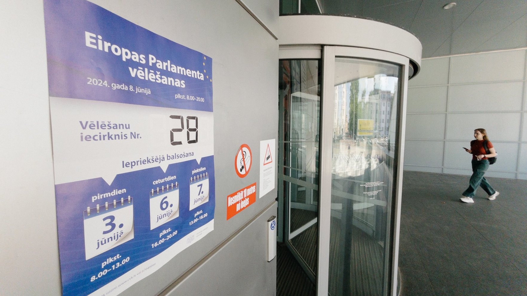 Noslēgusies otrās dienas iepriekšējā balsošana EP vēlēšanās; starpgadījumi nav konstatēti