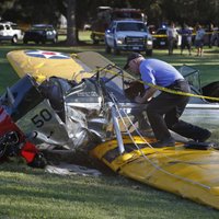 ASV lidmašīnas avārijā ievainots aktieris Harisons Fords