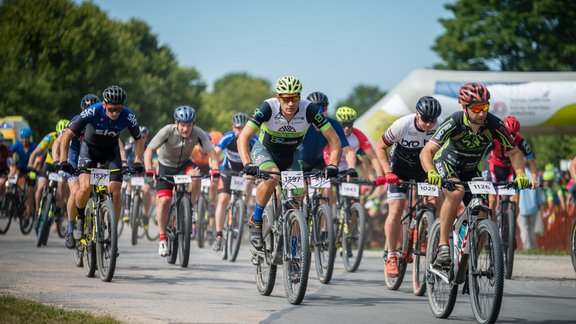 Kalnu riteņbraukšana. Latvijas valsts mežu MTB maratons 2022. Priekules posms. - 14