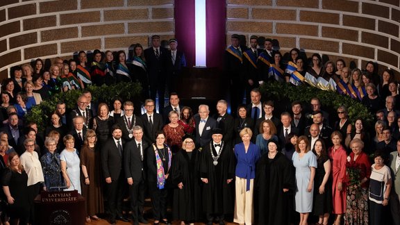 LU rektora inaugurācijas ceremonija