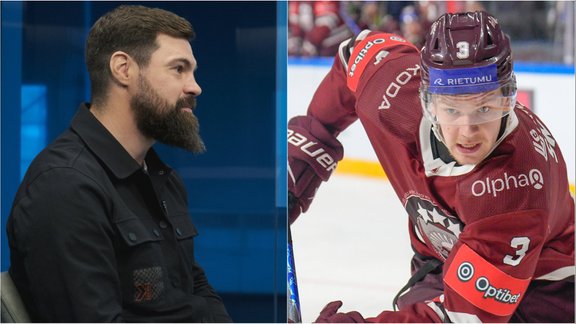 "Mūsu spožākās zvaigznes tikai sāk uzmirdzēt" – Daugaviņš par hokeja talantiem Šmitu un Mūrnieku