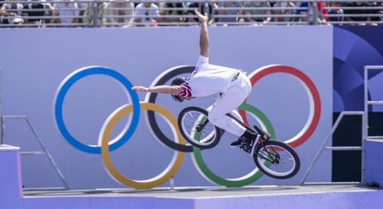 ФОТО. Дебютант Олимпийских игр Зеболдс пробился в финал по BMX-фристайлу