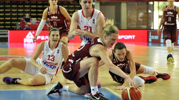 Eiropas čempionāts sieviešu basketbolā: Latvijas - Horvātija