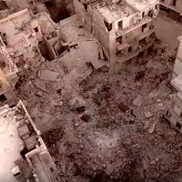 Video: Alepo pārvēršas pelēkā gruvešu kaudzē
