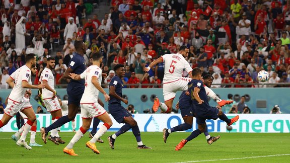 Futbols, Pasaules kauss: Tunisija - Francija