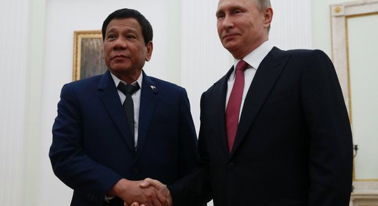 Duterte nosoda bijušo 'draugu un elku' Putinu par slepkavībām Ukrainā