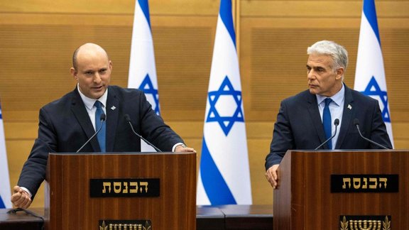 Naftali Bennett (L), Yair Lapid