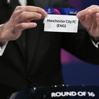 Čempionu līgas astotdaļfinālā tiksies 'Real' un 'Manchester City'