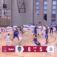 Video: 'Ogres' basketbolistiem neveiksmīga viesošanās Tallinā
