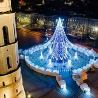 "Самая красивая": рождественская елка Вильнюса таки стала лучшей