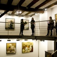 Foto: Birutas Delles izstādes 'Kaprīze' atklāšana galerijā 'Daugava'