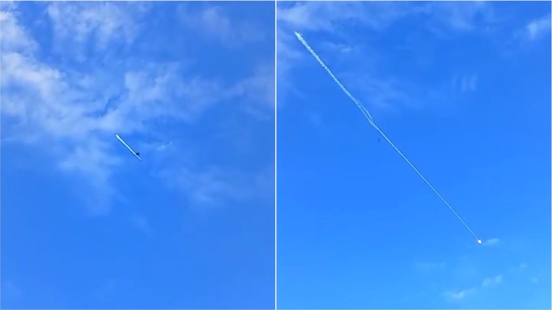 Iespējams, pirmā video liecība ar drona notriekšanu virs Rog