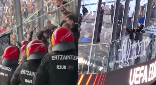 Video: RFS pretinieces "Anderlecht" fani ārdās Spānijā