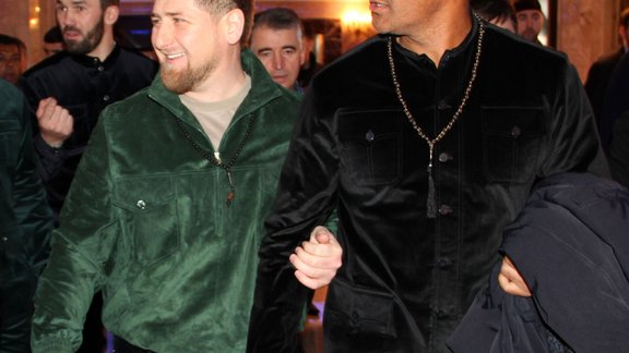 Ramzan Kadyrov and Ruud Gullit