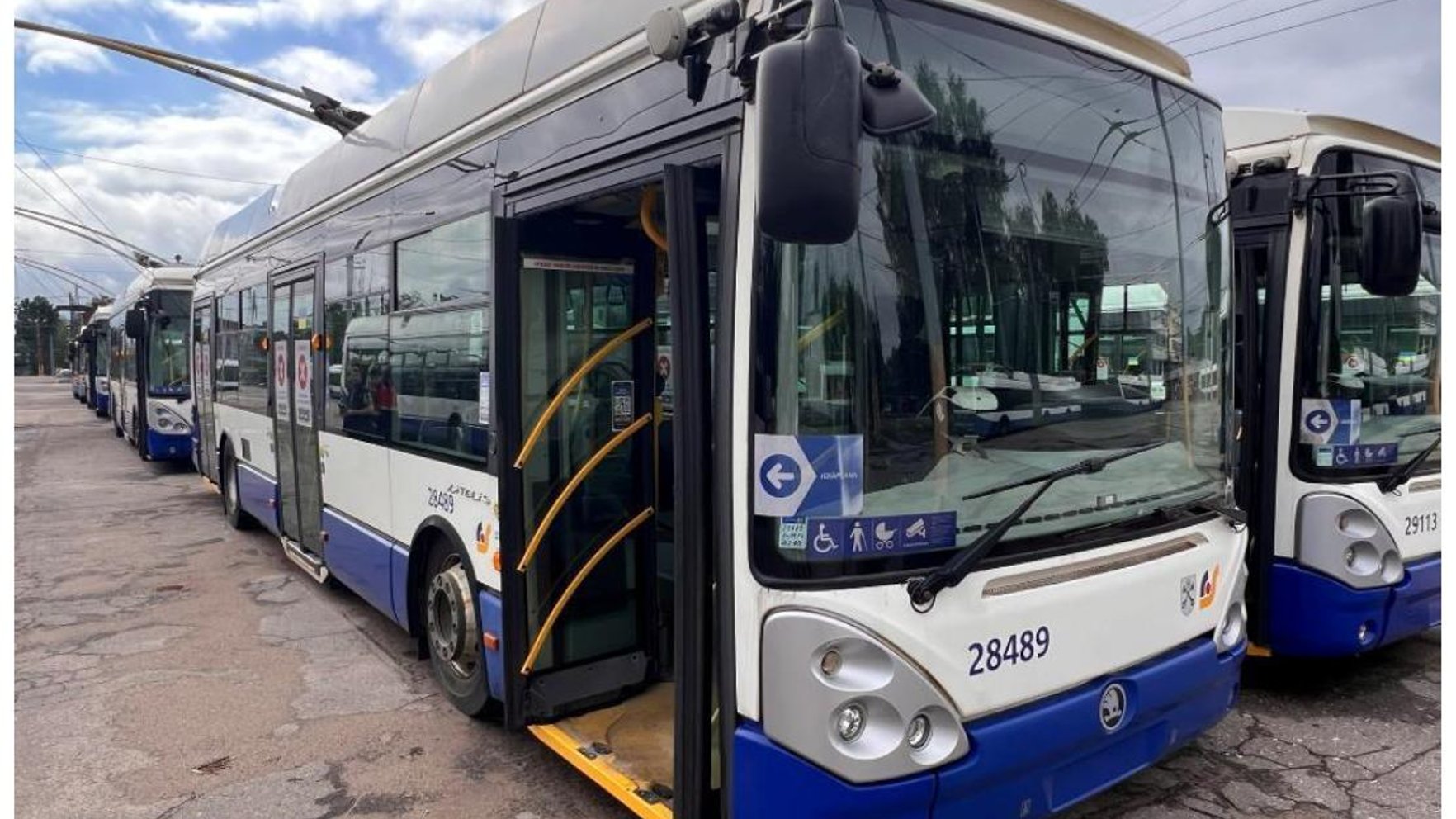 Piedāvā iegādāties 10 trolejbusus "Škoda 24TR"