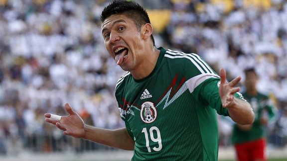 Oribe Peralta of Mexico soccer