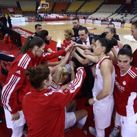 Vītolai 16 punkti 'Olympiakos' zaudējumā FIBA Eirokausa astotdaļfinālā