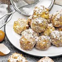 Saldās itāļu rīsu bumbiņas 'Frittelle di riso'