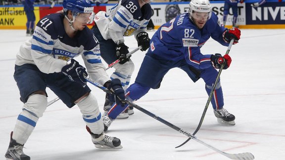 Hokejs, pasaules čempionāts: Somija - Francija