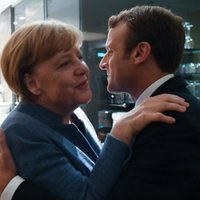 Makrona idejas var stiprināt franču-vācu asi, domā Merkele