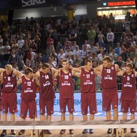 Latvijas U-20 izlases spēlētājs Krūmiņš: esam pārrakstījuši valsts basketbola vēsturi