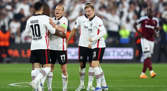 'Eintracht' un 'Leipzig' piesakās vācu finālam Eiropas līgā