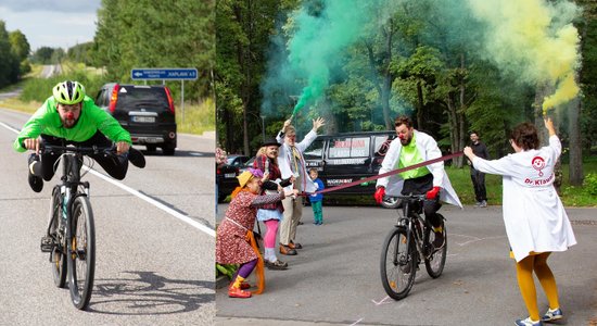 'Kad biju noguris, uzliku sarkano degunu.' Dr. Klauns Jaukulis labdarības maratonā