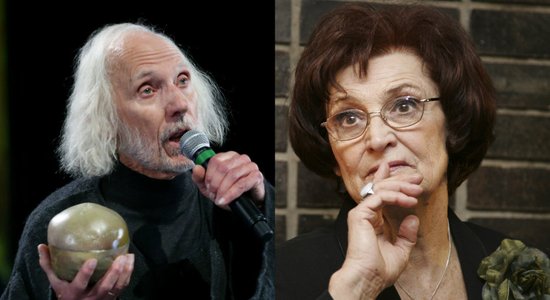 Juris Strenga un Olga Dreģe saņems balvu par mūža ieguldījumu teātra mākslā