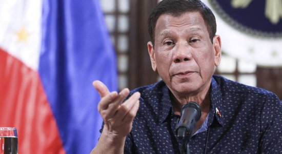 Duterte draud arestēt sejas maskas nevalkājošos iedzīvotājus