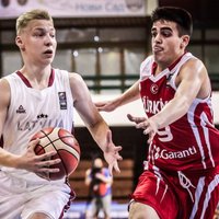 Latvijas U-16 puišu basketbola izlase EČ ceturtdaļfinālā smagi zaudē Turcijai