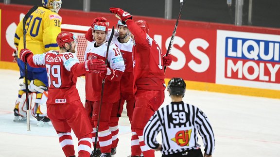 Hokejs, pasaules čempionāts: Dānija - Zviedrija