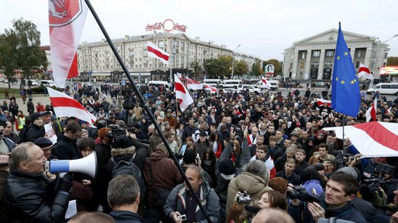 Protesta akcija Minskā - 3