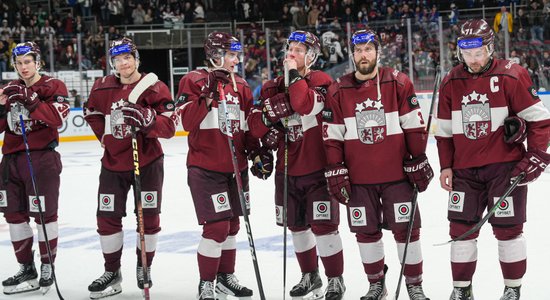 Latvijas hokejisti saņem rūgtu mācībstundu Šveicē