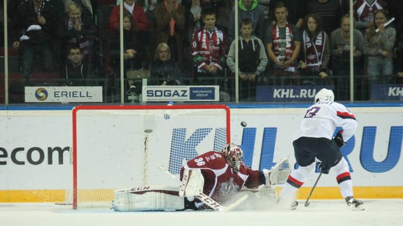 KHL hokejs: Rīgas Dinamo - Bratislavas Slovan