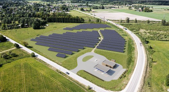 Под Инчукалнсом более чем за 2 миллиона евро будет построена солнечная электростанция