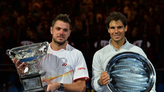  Stanislas Wawrinka and Rafael Nadal