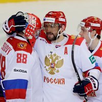 Krievijas hokejisti ar Ovečkinu un Kuzņecovu priekšgalā triumfē šīs sezonas Eirotūrē