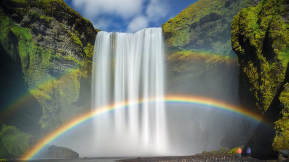 skogafoss waterfall