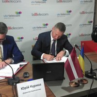 'Lattelecom' un Ukrainas telekomunikāciju līderis 'Ukrtelekom' vienojas par kopīgu sadarbību